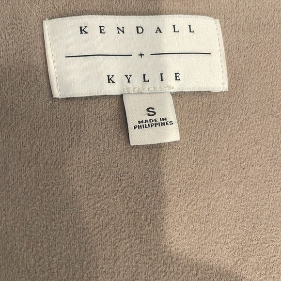 Kendall & Kylie dress mini gray body con faux suede cut out women’s size small S - Picture 9 of 10